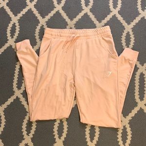 Gymshark joggers light pink